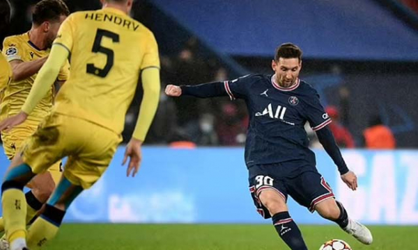 Messi lập cú đúp, PSG hủy diệt Club Brugge