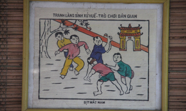 Dòng tranh bên ngã ba Sình rộn ràng vào Tết
