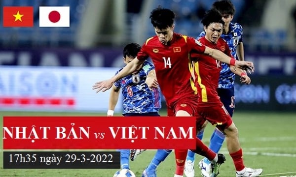 Link xem trực tiếp Nhật Bản vs Việt Nam (VL World Cup 2022), 17h35 hôm nay 29/3