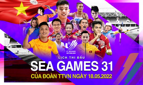 Lịch thi đấu SEA Games 31 hôm nay 18/5: Tâm điểm điền kinh, bóng đá nữ