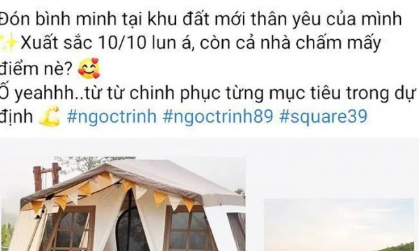 Làm rõ vụ Facebook Ngọc Trinh đăng tin sai sự thật việc mua đất ở Bảo Lộc