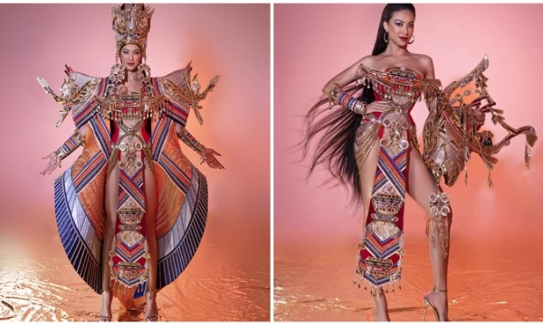 Trang phục dân tộc của Kim Duyên tại Miss Supranational 2022 bị chê phản cảm