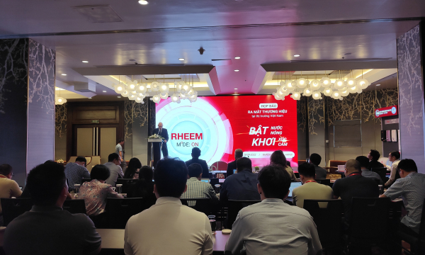 Rheem ra mắt Việt Nam, cùng An Biên mở rộng thị trường trung và cao cấp