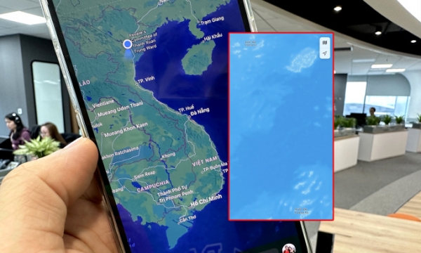 Quần đảo Hoàng Sa, Trường Sa của Việt Nam đã hiển thị trên Apple Maps