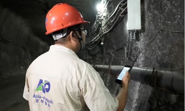 Công nghệ 5G ứng dụng vào khai khoáng kali thông minh tại Lào