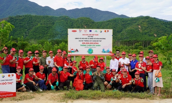 Dai-ichi Life Việt Nam phát động Dự án 'Trồng cây xanh đô thị' tại Đà Nẵng