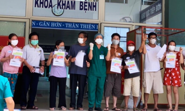 Đà Nẵng: Có thêm 10 bệnh nhân nhiễm Covid-19 được xuất viện