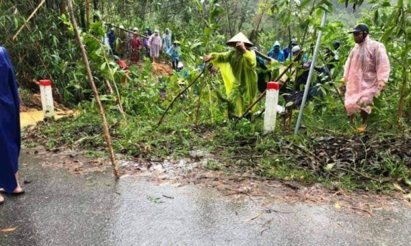 Lại xảy ra sạt lở núi ở Quảng Nam, một người phụ nữ bị thiệt mạng