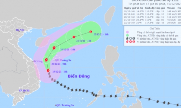 Nguyên nhân khiến bão số 9 đột ngột đổi hướng, không đi vào miền Trung