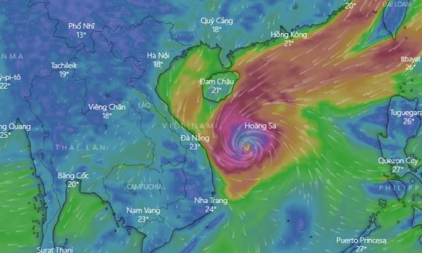 Tin bão mới nhất 14/11: Bão số 13 di chuyển nhanh, cách Đà Nẵng 370km
