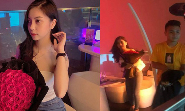 Lộ ảnh Quang Hải đi chơi, tặng quà cho Nhật Lê ngày 8/3