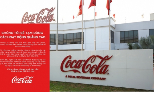 Coca-Cola tuyên bố tạm dừng các hoạt động quảng cáo tại Việt Nam
