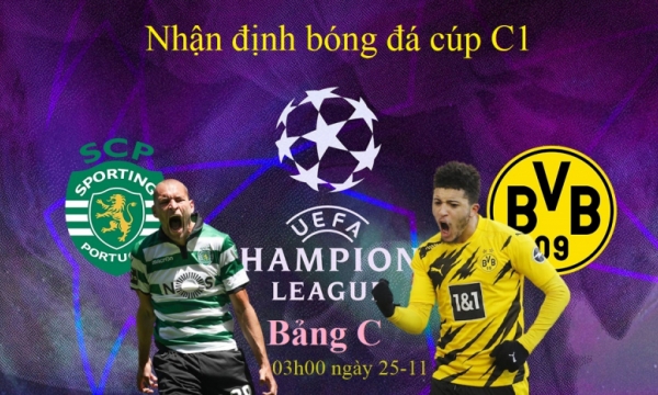 Nhận định Sporting Lisbon vs Dortmund, 03h00 ngày 25/11, cúp C1 châu Âu