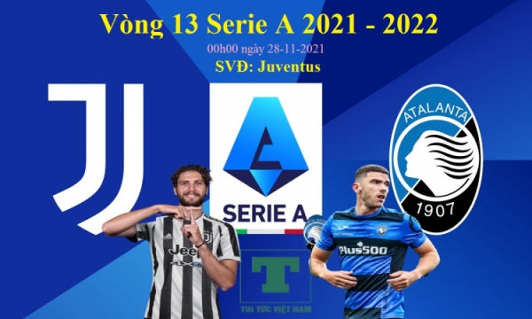 Nhận định Juventus vs Atalanta, 0h00 ngày 28/11, Serie A 2021/22