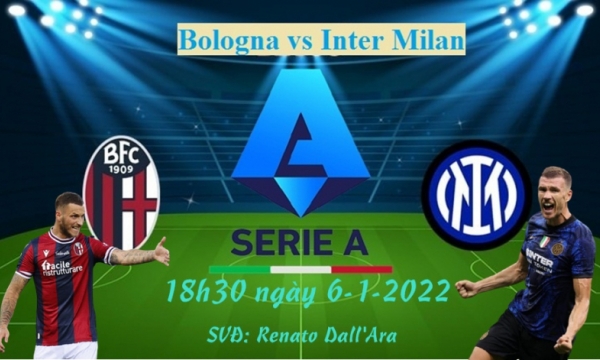 Soi kèo Bologna vs Inter Milan, 18h30 ngày 6/1, Serie A 2021/22