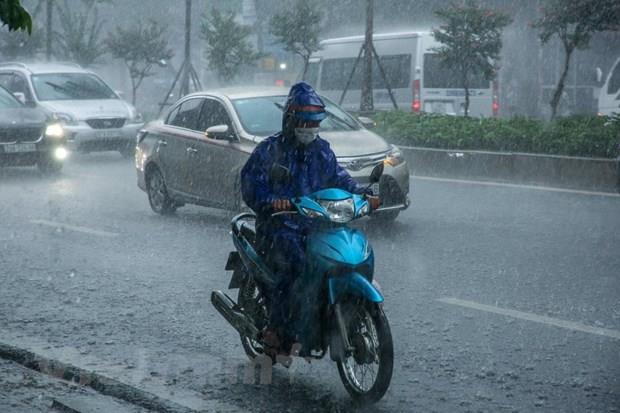 Áp thấp nhiệt đới đã đi vào khu vực Quảng Bình đến Thừa Thiên Huế, gây mưa lớn