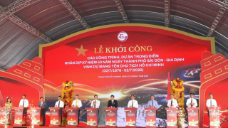 TPHCM khởi công đồng loạt 8 dự án trọng điểm chào mừng 50 năm Thành phố vinh dự mang tên Bác