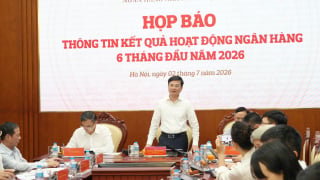Đến cuối tháng 6/2026, tăng trưởng tín dụng đạt 7,41%