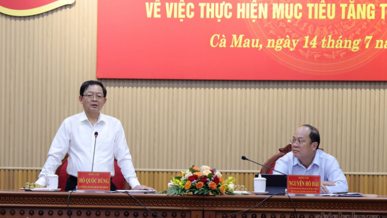 Cà Mau cần phát triển thành trung tâm kinh tế biển, năng lượng tái tạo và logistics của vùng và cả nước