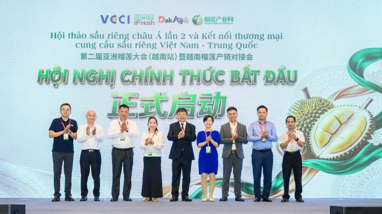 Doanh nghiệp Trung Quốc tăng cường kết nối thương mại với nhà cung ứng sầu riêng Việt Nam