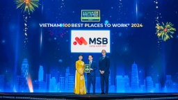 MSB 2 năm liên tiếp được vinh danh là ‘Nơi làm việc tốt nhất Việt Nam”