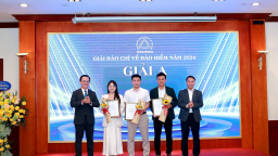 Phóng viên Tạp chí Đầu tư tài chính - VietnamFinance đạt giải A và C 'Báo chí về bảo hiểm năm 2024'