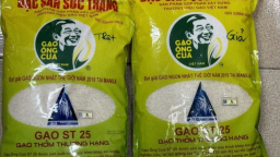 Gạo giả 'hiên ngang' trên kệ siêu thị: Có đủ mã vạch, tem chống giả, mã QR... 
