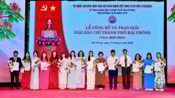 Phóng viên VietnamFinance đạt Giải báo chí TP. Hải Phòng