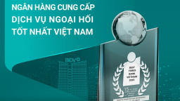 BIDV nhận danh hiệu ‘Ngân hàng cung cấp dịch vụ ngoại hối tốt nhất Việt Nam’
