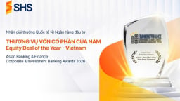 SHS nhận giải thưởng khu vực trong lĩnh vực ngân hàng đầu tư 