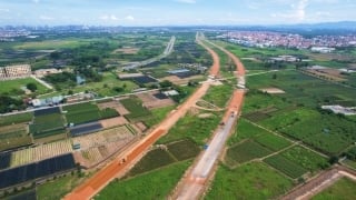 Hình hài tuyến đường chục nghìn tỷ đi qua 7 quận, huyện Hà Nội sau 1 năm thi công