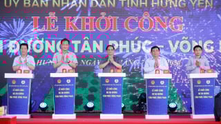 Hưng Yên: Khởi công trục 'xương sống' thứ 3 của tỉnh vốn đầu tư 3.000 tỷ