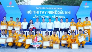 PV GAS đạt giải nhì và gần 30 giải cá nhân tại Hội thi tay nghề ngành Dầu khí 2024