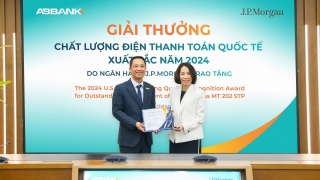 ABBANK được vinh danh ngân hàng có ‘Chất lượng điện Thanh toán quốc tế xuất sắc 2024’