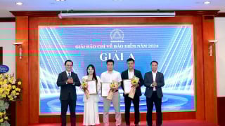 Phóng viên Tạp chí Đầu tư tài chính - VietnamFinance đạt giải A và C 'Báo chí về bảo hiểm năm 2024'
