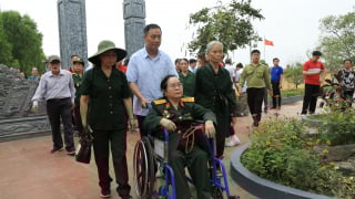 Những khoảnh khắc đặc biệt trong lễ khánh thành Đền thờ AHLS tại hồ Kẻ Gỗ