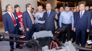 Máy bay không người lái chở người xuất hiện tại Hội nghị triển khai Nghị quyết 68