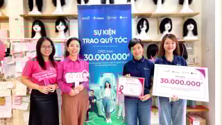OPES cùng với VPBank và MSIG tham gia hoạt động gây quỹ tóc cho bệnh nhân ung thư