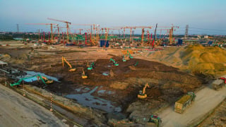Diện mạo siêu sân vận động Hùng Vương sau 5 tháng thi công
