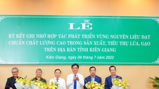 LTG ký thỏa thuận hợp tác trị giá 12.000 tỷ đồng/năm phát triển vùng nguyên liệu tại Kiên Giang