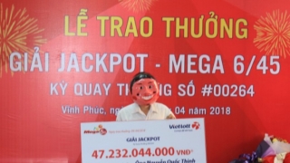 Chủ nhân giải Jackpot trị giá 47 tỷ đồng công khai tên họ