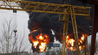 Nga cháy kho trữ dầu lớn gần biên giới, nghi do Ukraine không kích