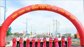 TP.HCM: Cây cầu 500 tỷ rút ngắn đường Nhà Bè qua Bình Chánh từ 10km còn 500 mét