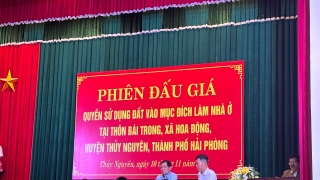 Đấu giá đất Hải Phòng: Một đại gia trúng liền 10 lô ở Thủy Nguyên