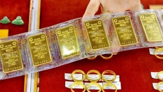 Giá vàng SJC tăng mạnh, vàng thế giới cao nhất 2 tuần