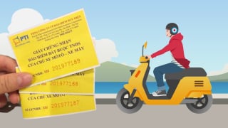 Bị công an phạt vì không mang chứng nhận bảo hiểm xe máy bản giấy?