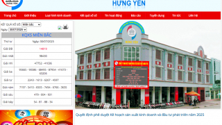 Xổ số kiến thiết Hưng Yên bị cưỡng chế ngừng sử dụng hoá đơn