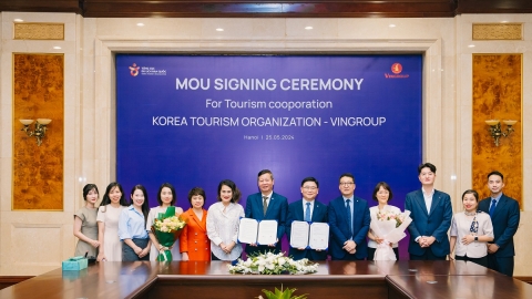 Tổng cục du lịch Hàn Quốc và Vingroup hợp tác thúc đẩy giao lưu văn hóa - du lịch