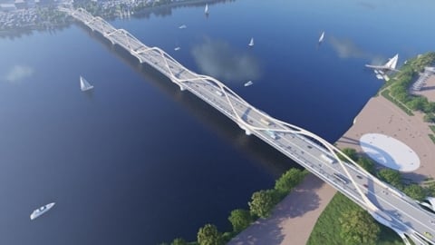Xây cầu Vân Phúc 3.500 tỷ, thêm kết nối Hà Nội với Vĩnh Phúc
