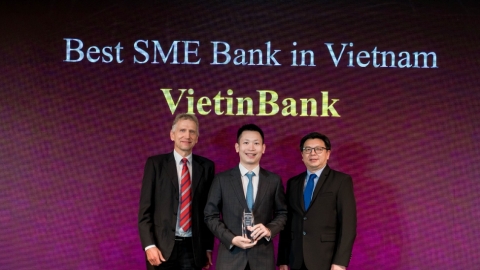 VietinBank lần thứ 4 liên tiếp trở thành Ngân hàng SME tốt nhất Việt Nam